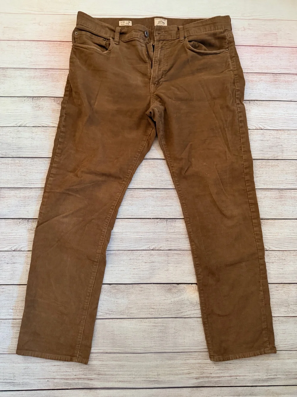 J. Crew Men’s Tan Corduroy Pants